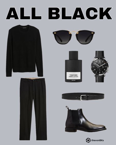 All black never goes out of style 

#LTKmens #LTKstyletip