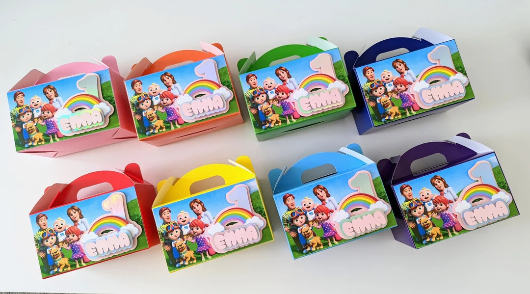 Cocomelon Party Favor  Treat Boxes - Etsy Canada | Etsy (CAD)