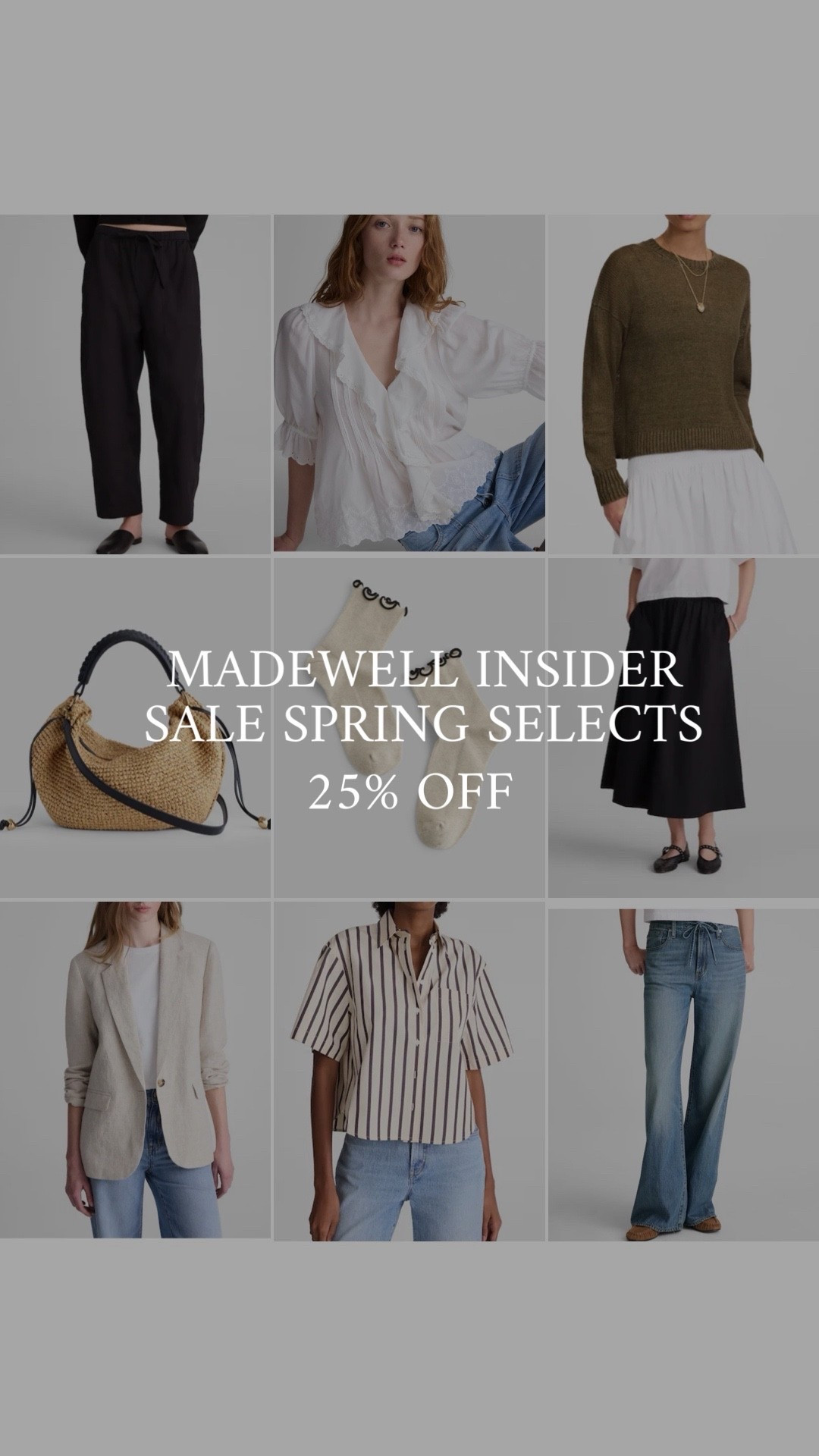 Madewell insider sale picks! 
25% off 

#LTKSpringSale