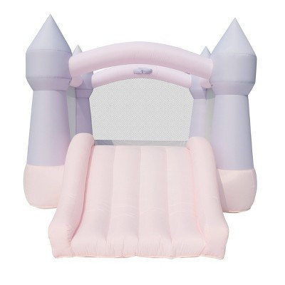Bounceland Castle Inflatable Bounce House - Cotton Candy Pink | Target