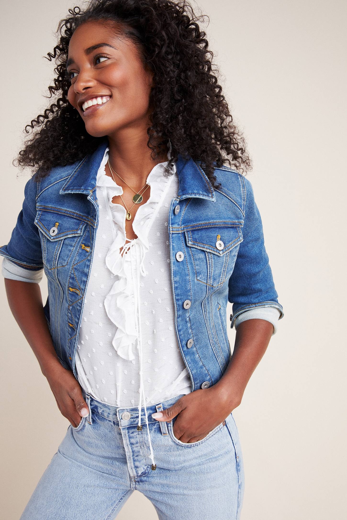 Pilcro Classic Denim Jacket | Anthropologie (US)