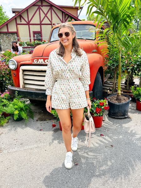 OOTD today! This romper from Tuckernuck sold out so fast! I linked some similar items! 

OOTD // romper // summer outfit 

#LTKSeasonal #LTKstyletip