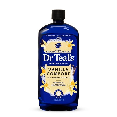 Dr Teal's Vanilla Comfort Foaming Bubble Bath - 34 fl oz | Target