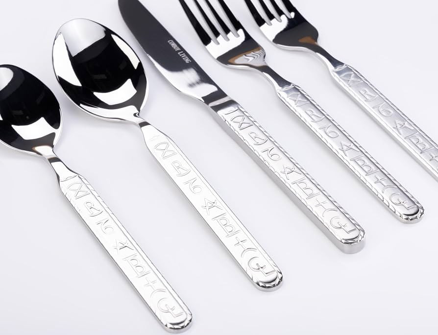 Ranch Brands 20-piece Stainless Steel Western Silverware Set by Cowboy Living | Amazon (US)