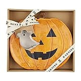 Mud Pie Halloween Cookie Plate and Cookie Cutter Set, Pumpkin, pumpkin 10" x 10 1/2" | cutter approx | Amazon (US)