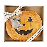 Mud Pie Halloween Cookie Plate and Cookie Cutter Set, Pumpkin, pumpkin 10" x 10 1/2" | cutter app... | Amazon (US)