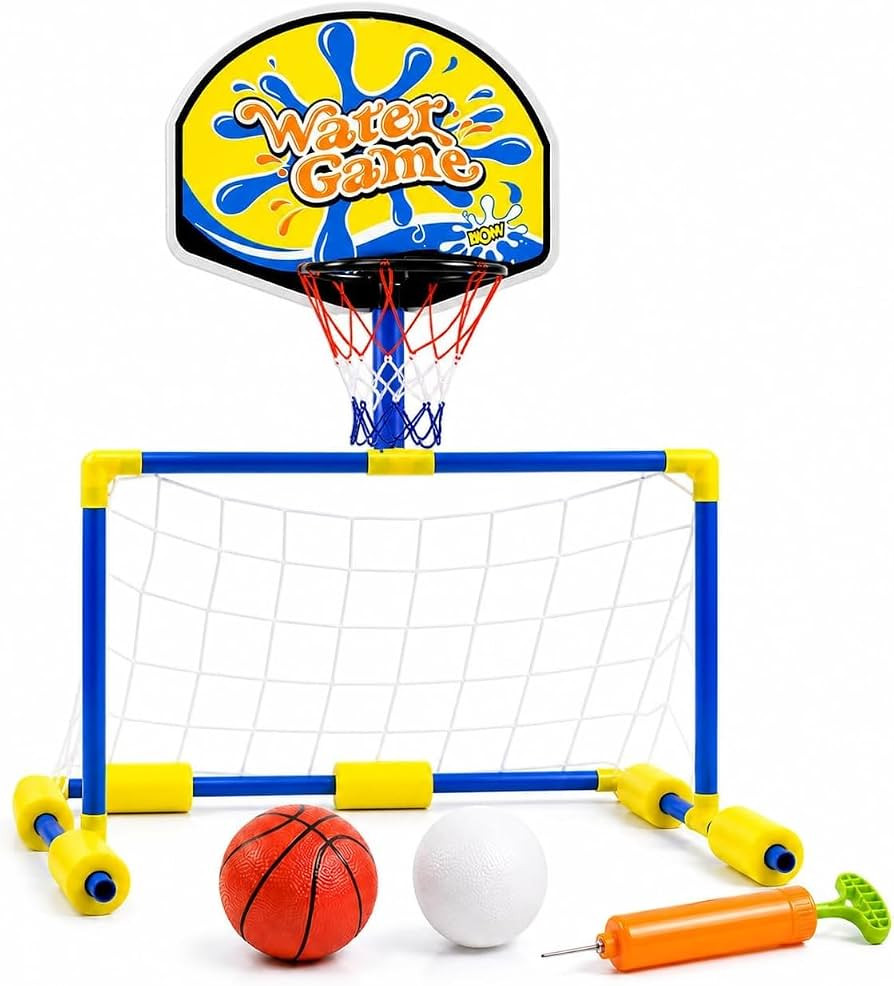 TK Gruppe Timo Klingler 2 in 1 - Wasserballspiel f\u00fcr Kinder & Erwachsene mit Basketballkorb ... | Amazon (DE)