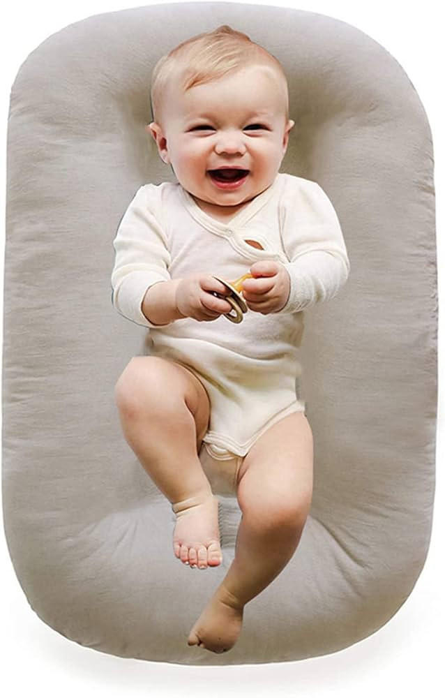Loevin Baby Lounger Pillow Upgrade,Baby Nest Baby Lounger for Newborn Cosleeping for Baby in Bed,... | Amazon (US)