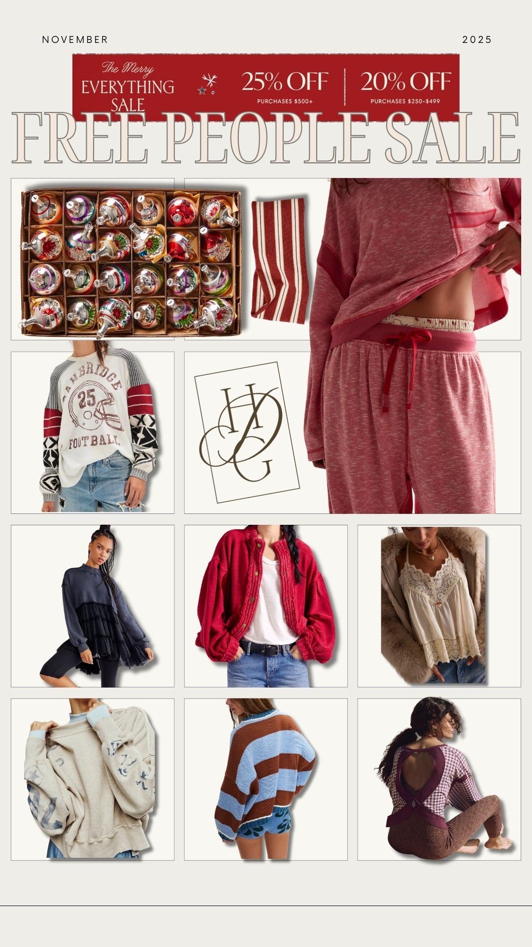 Sales that never happen…FREE PEOPLE😍👏🏼✨🎄 today is the last day I believe! 25% off purchases of $500+ & 20% off purchases of $250+ !!! Sharing what’s in my cart / wish list 👀 def a good time to take advantage of anything you’ve been eyeing as they never do sales! 

Free people sale / FP movement / gift guide for her / Holley Gabrielle 

#LTKStyleTip #LTKFindsUnder100 #LTKSaleAlert