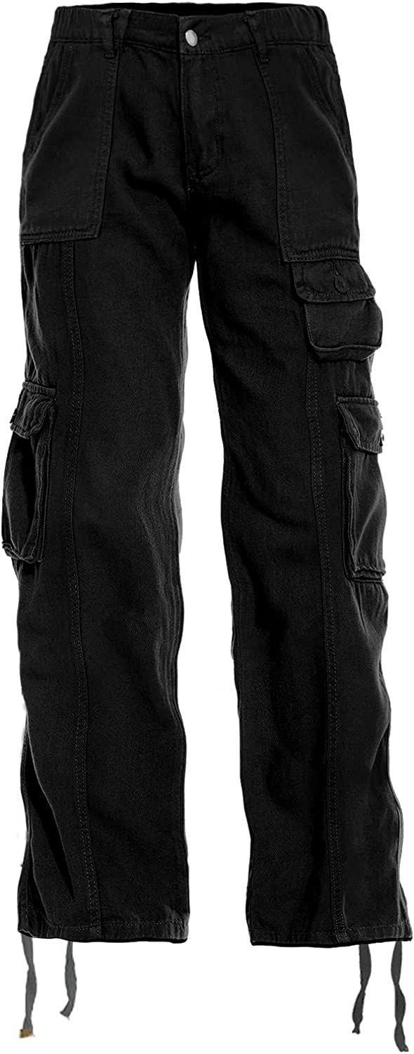 Women's Hiking Cargo Pants Joggers Cotton Casual Military Army Combat Work Pants with 7 Pockets | Amazon (US)