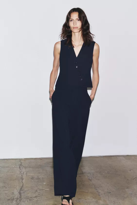 ZW COLLECTION STRAIGHT LEG PANTS | Zara US