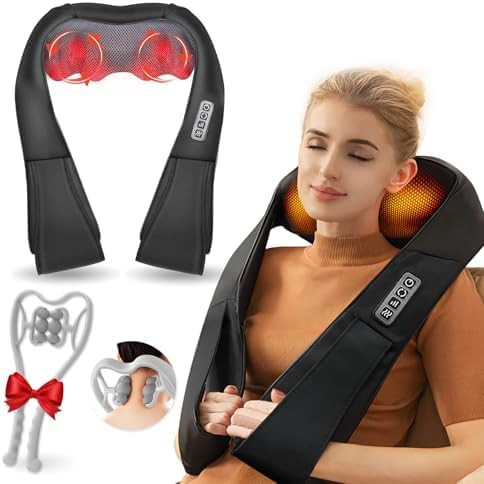 White Elephant Gifts for Adults,Neck Massager,Christmas Gifts for Women Men - Shiatsu Back and Ne... | Amazon (US)