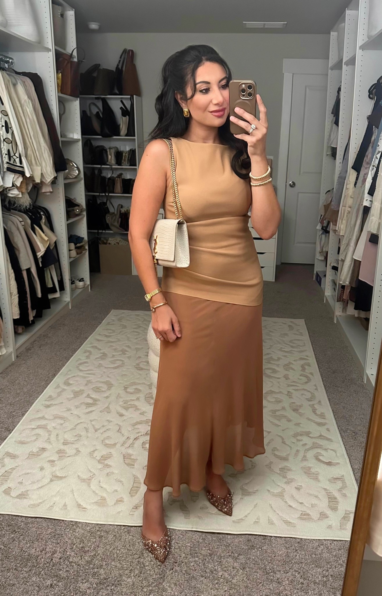 Zara asymmetrical ruched side top, H&M mesh midi skort, Zara dupe
heels, ysl Kate bag, & gold jewelry 


winter 2025 fashion Christmas glam holiday holiday festive party glam New Year’s Eve NYE birthday gala cocktail evening gown formal dress special occasion party night out outfit dinner date night sparkle shiny shimmer metallic gold silver sequin glitter crystal rhinestone embellished pearl beaded clutch heels stilettos sparkly luxe elegant classy old money trendy bachelorette engagement bridesmaid bride bridal family ootd inspo revolve zara express h&m asos house of cb meshki nordstrom mango velvet satin fur wool knit sweater cardigan coat trench peacoat jacket long sleeves leather faux leather tweed corduroy dark denim jeans vest pleated skirt high boots flats loafers suede gray Black Friday burgundy maroon wine emerald green olive brown caramel taupe khaki tan beige camel pleated ruffle flare classic workwear office professional boho country concert transitional pajamas loungewear minimal cozy vibe styling cinched waist blazer peplum lace cape draped casual Atlanta personal stylist Atl influencer viral fall fashion autumn fashion European adidas red samba sneakers easy mom outfits affordable fashion bucket bag new in comfy clothes top flats jewelry earrings bracelet necklace purse christmas december party wedding guest pink target sale midsize active gym alo designer dupe home decor bow timeless street style layering luxury budget high end statement accessories runway inspired neutral oversized modern vintage must-have shopping haul new arrivals style tip Pinterest matching 2 piece set tiktok vacation monochrome monochromatic travel essentials capsule wardrobe anthropologie free people abercrombie aritzia cos & other stories amazon fashion finds gap madewell reformation cult gaia skims ugg lululemon alo yoga dior chanel prada gucci balmain balenciaga fendi saint laurent ysl jacquemus odd muse handbag thanksgiving


#LTKSummerEdit

#LTKSeasonal #LTKStyleTip