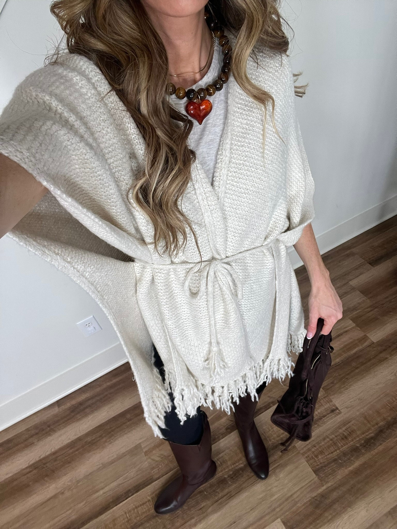 An easy everyday way to style this wrap cardigan 🤍
Sizing note: wearing a size small in the Athleta ribbed tee and Amazon maternity leggings (long inseam!!) 

#LTKootd #LTKBump #LTKTall