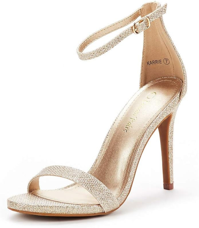 DREAM PAIRS Women's Karrie High Stiletto Pump Heel Sandals | Amazon (US)
