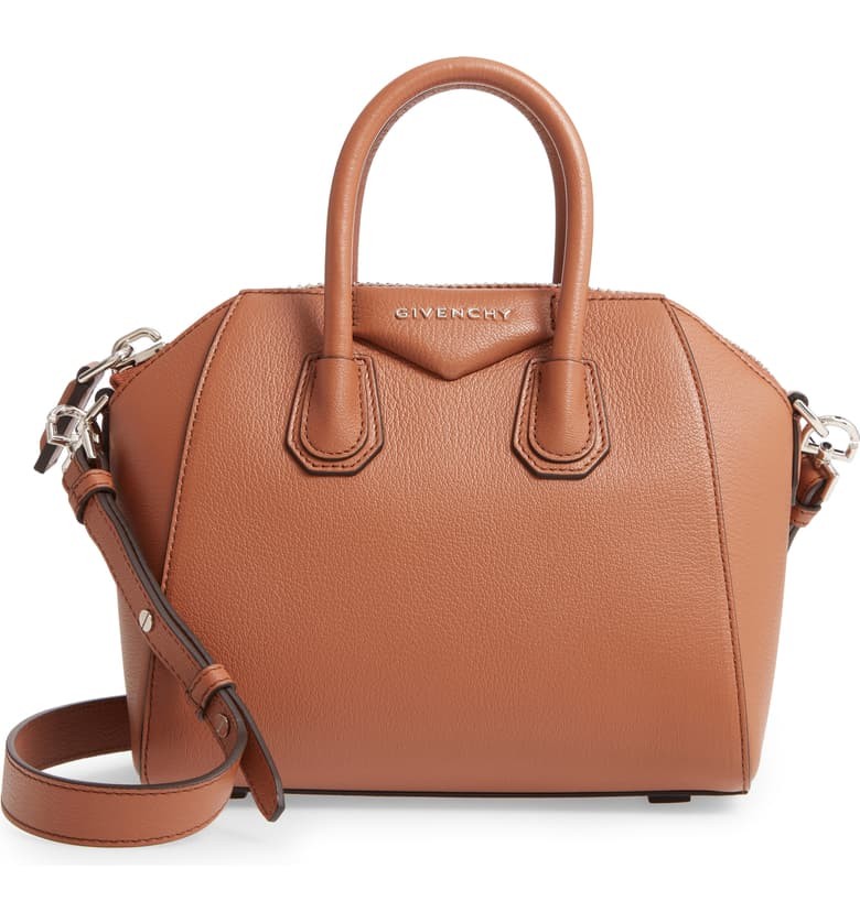 'Mini Antigona' Sugar Leather Satchel | Nordstrom