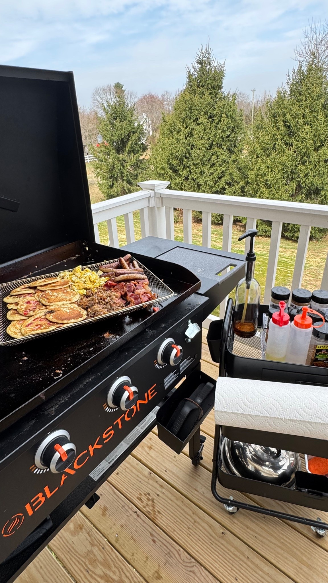 The perfect Griddle Add on is a cart. Here’s all the things that I added to mine ❤️ #griddle #blackstone #griddlecart 

#LTKSeasonal