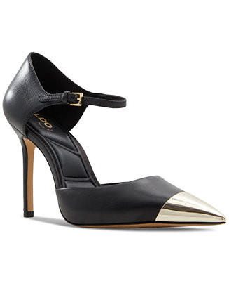 ALDO Women's Mysha Cap-Toe Two-Piece Stiletto-Heel Dress Shoes - Macy's | Macy's