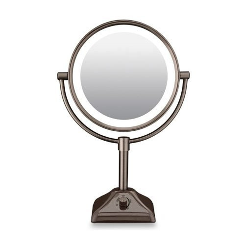 Conair Variable Lighted Double-Sided 1X/10X Mirror in Oil Rubbed Bronze Finish | Amazon (US)