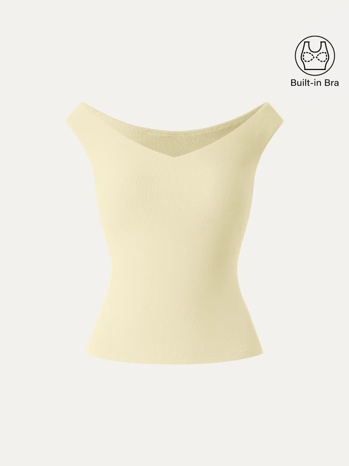 Essential V-neck New Airy Bra Top | OGLmove