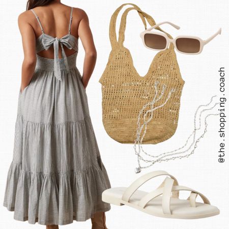 Easy breezy summer dress outfit 🤍

#LTKfindsunder50 #LTKstyletip #LTKSeasonal