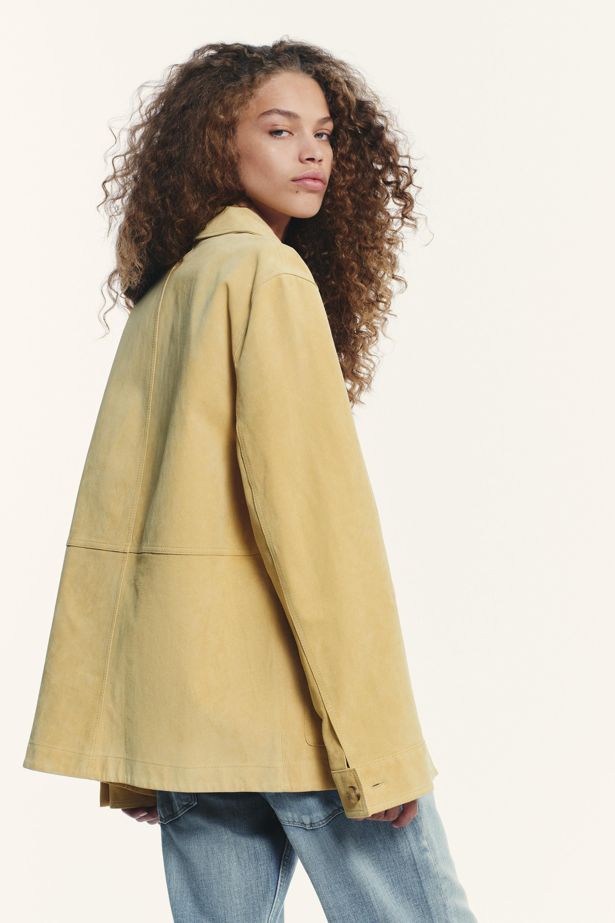 100% SUEDE LEATHER JACKET | Zara UK