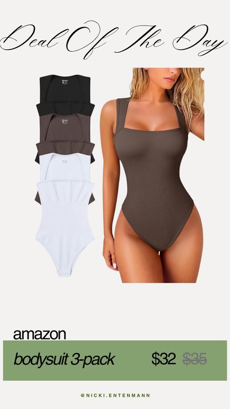 These bodysuits come in a 3 pack and they’re on sale for only $32! Such a good staple to have for spring and summer outfits!

Amazon finds, Amazon fashion, bodysuits, casual style 

#LTKFindsUnder50 #LTKSaleAlert #LTKStyleTip