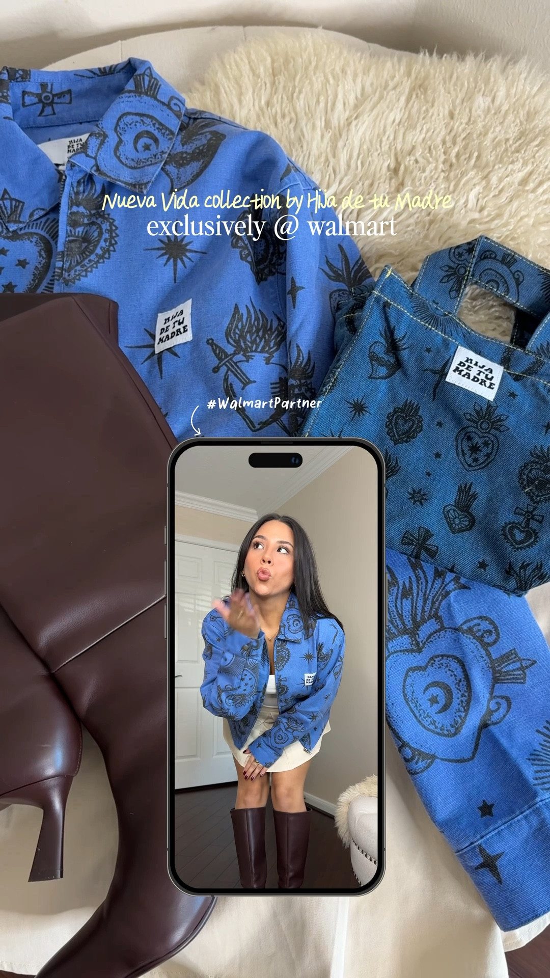 Wearing size xs in all pieces 

Sooo excited to share the Nueva Vida Collection by @hijadetumadre exclusively available at @walmart! #walmartpartner It makes me so incredibly happy to see fellow Latinas thrive <3 comment “SHOP” and I’ll send you the exact pieces + sizes I’m wearing (ps. they’re all under $40!) 

#walmartstyle  #affordablefashion #hispanicheritage #latinacreator #fallfashion

#LTKSeasonal #LTKFindsUnder50 #LTKStyleTip
