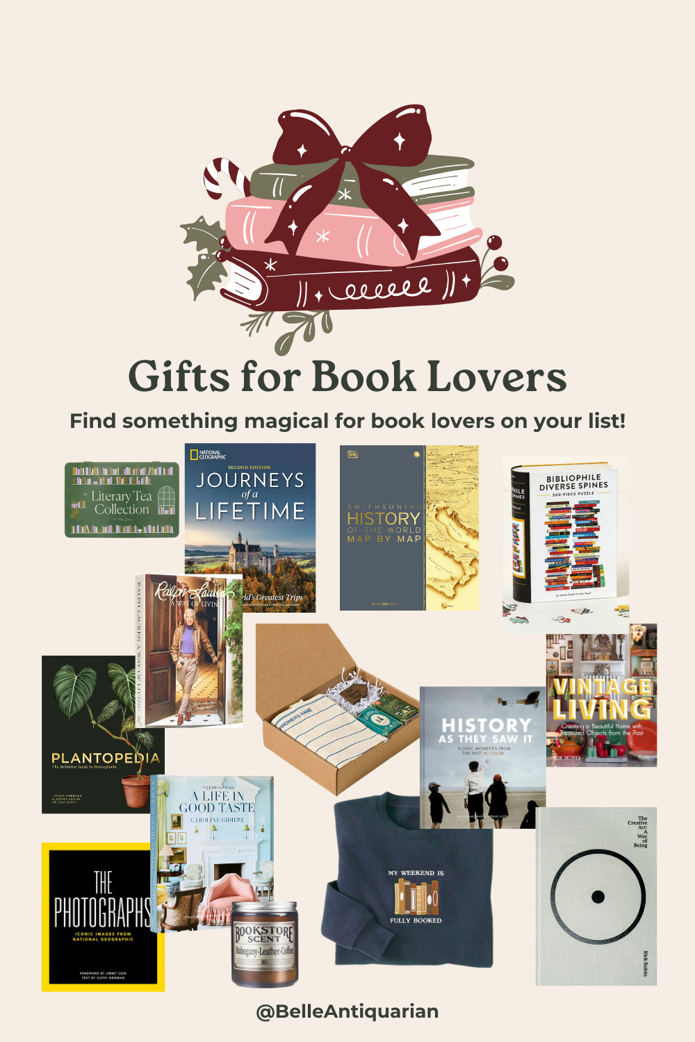 Need a gift idea for the book lover on your Christmas list? This guide is full of gift ideas for the readers, book lovers, and bibliophiles in your life. 

Coffee table books, travel, life, leisure, and everything in between - there's something for everyone. Not sure which book to get? Here are a few book themed gifts that will be a big hit.  

 #LTKGiftGuide #LTKHoliday #LTKOver40