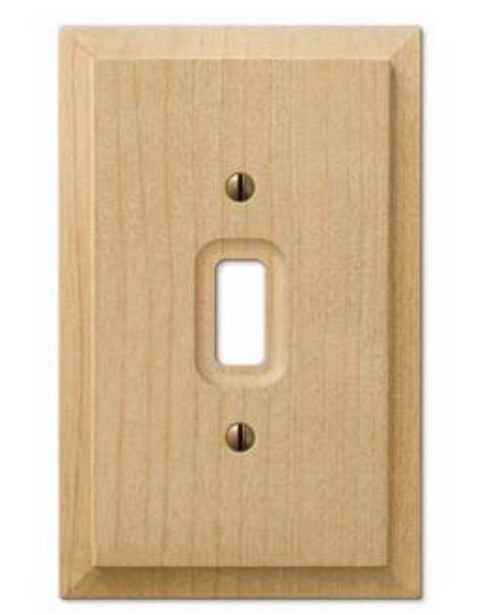 Unfinished wood outlet covers 

#LTKHome