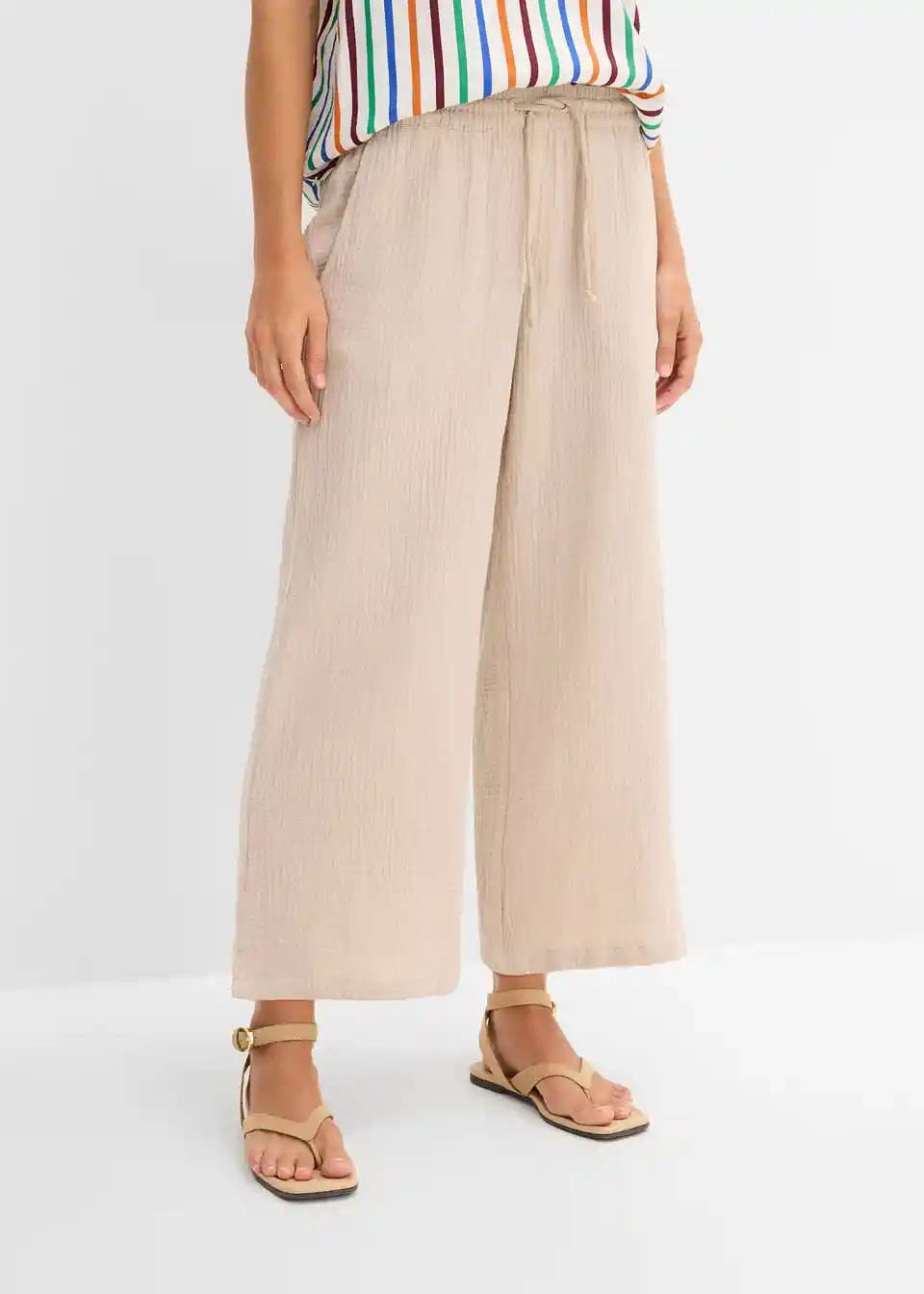 Palazzo-Hose aus luftigem Musselin | Bonprix DE
