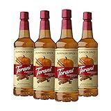 Torani Puremade Pumpkin Spice Syrup, 750 ml (Pack of 4) | Amazon (US)