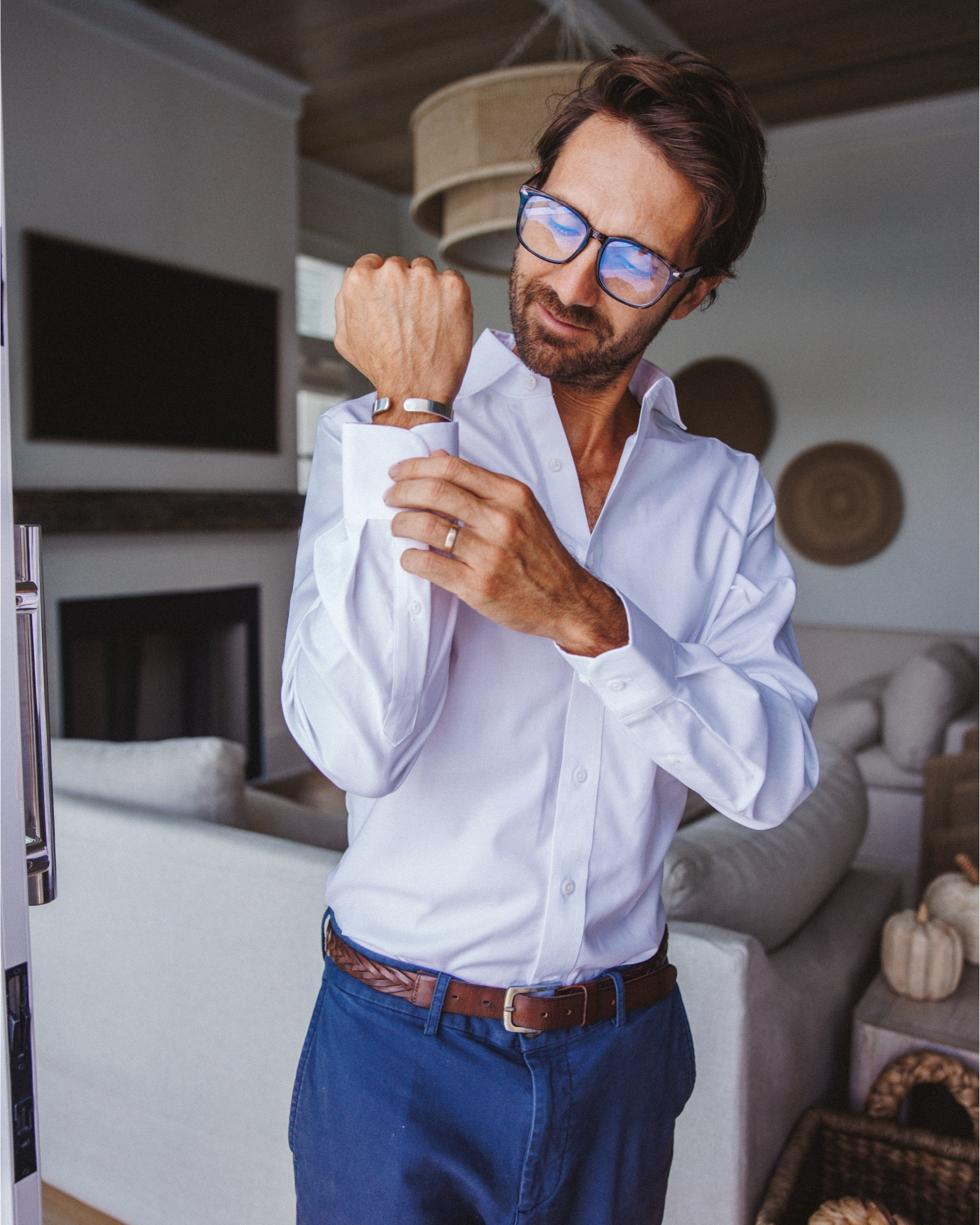 Confidence starts before you even walk out the door.

There’s something about a fresh white shirt that shifts your whole mindset. It’s not just getting dressed — it’s setting the tone. Slowing down long enough to feel confident, put-together, and ready to take on the day.

 Whether it’s meetings, travel, or a quiet morning at home, it’s about showing up like the best version of yourself. 

#LTKOver40 #LTKFindsUnder100 #LTKMens