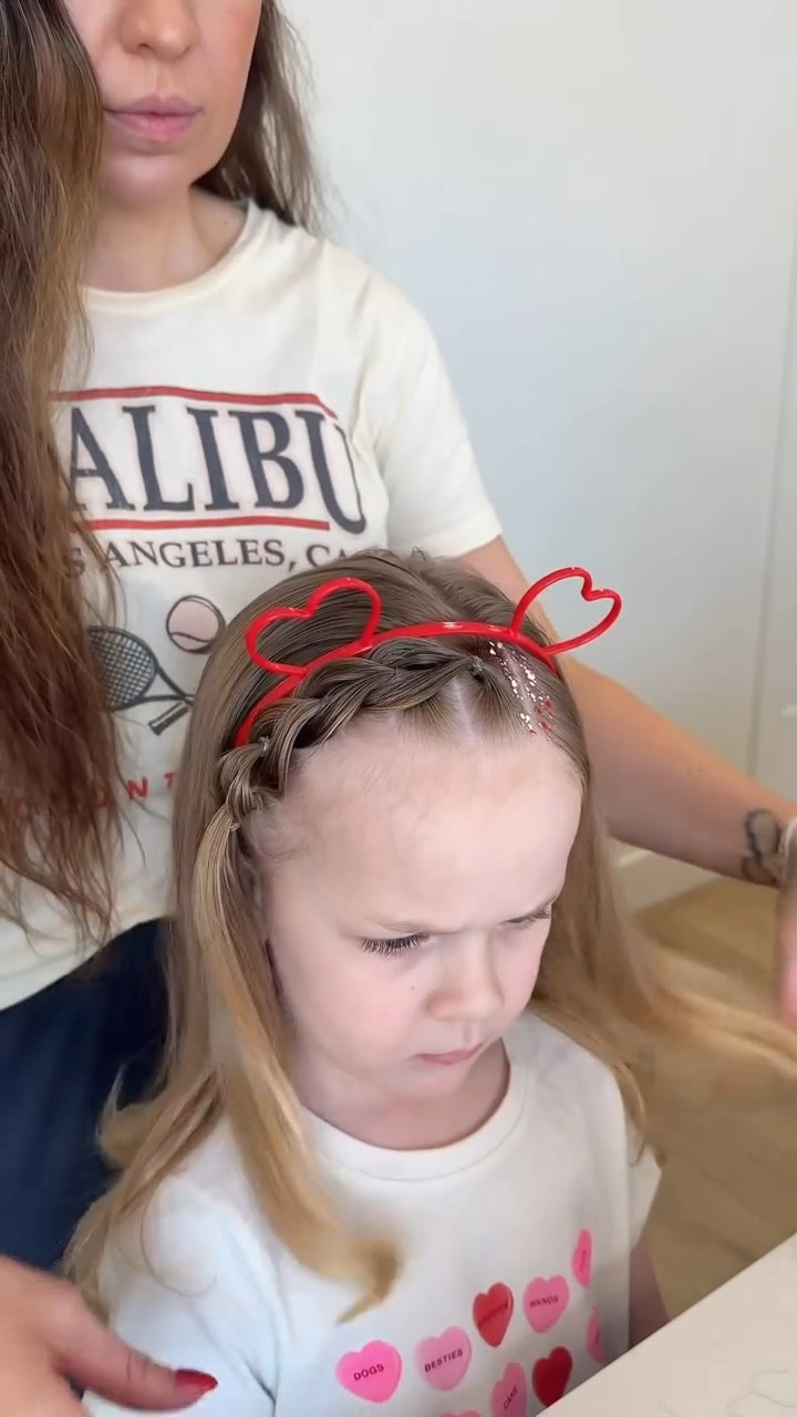 Hearts on hearts on hearts✨🥰❤️

Glitter from @glitterr.shop 

#valentinesdayhairstyle #toddlerhairstyles #easyhairideas #hairhacks #hearthairstyle heart headband, headband hairstyles, toddler girl hair ideas, little girl hairstyles, easy to do hairstyles, 5 minute hairstyles, hair creator, mom to a toddler