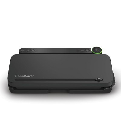 FoodSaver Premier Vacuum Sealer: Dry/Moist/Marinate Modes, Roll Storage, Cutter Bar, Bags & Roll Kit, Black, Plastic | Target