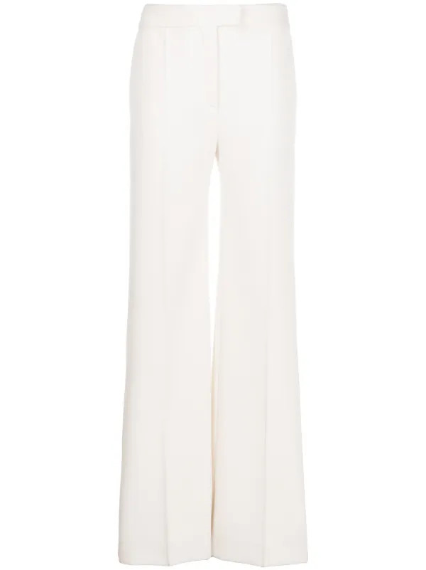 high-waisted flared trousers | Farfetch Global