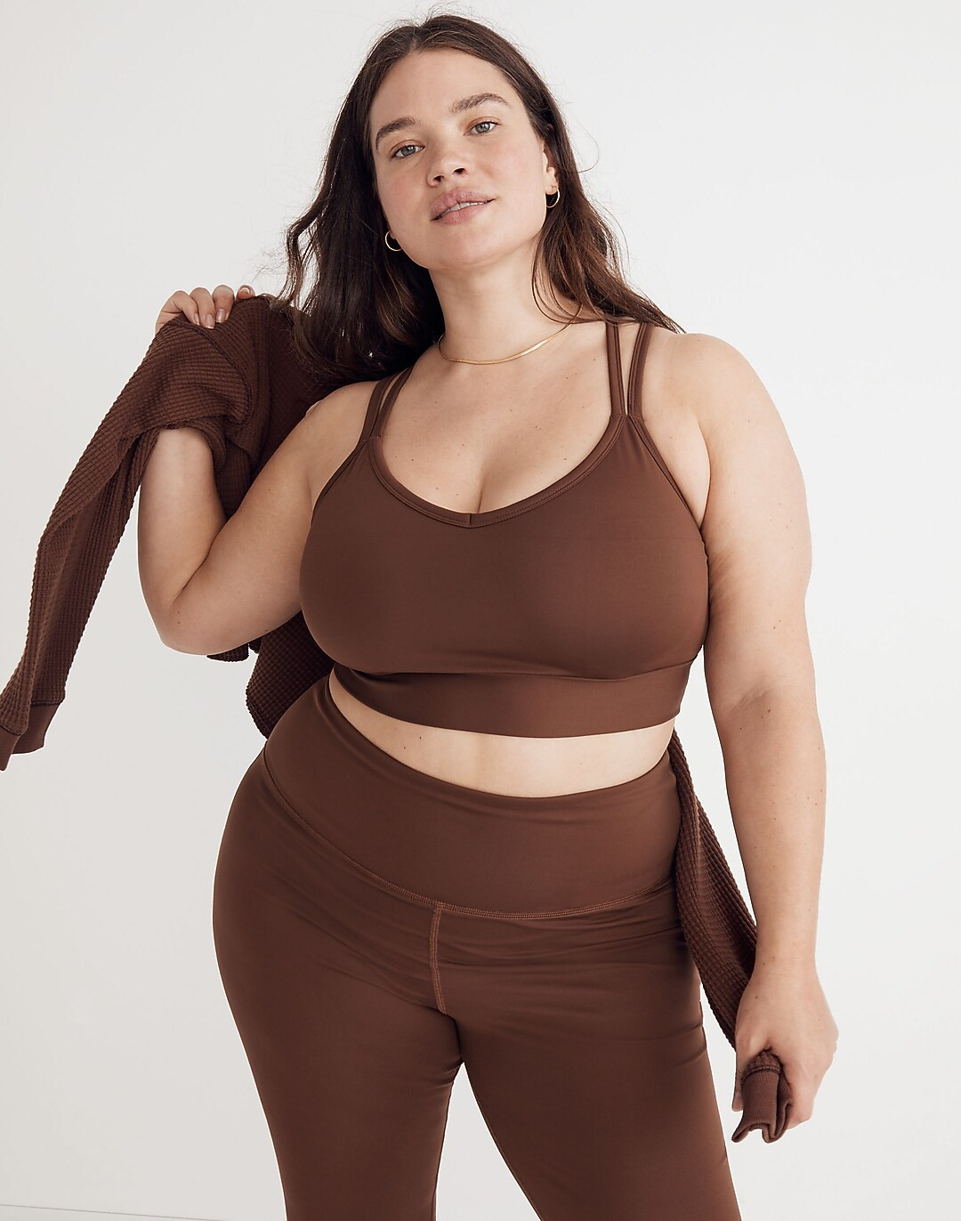 Plus MWL Flex Strappy Sports Bra | Madewell