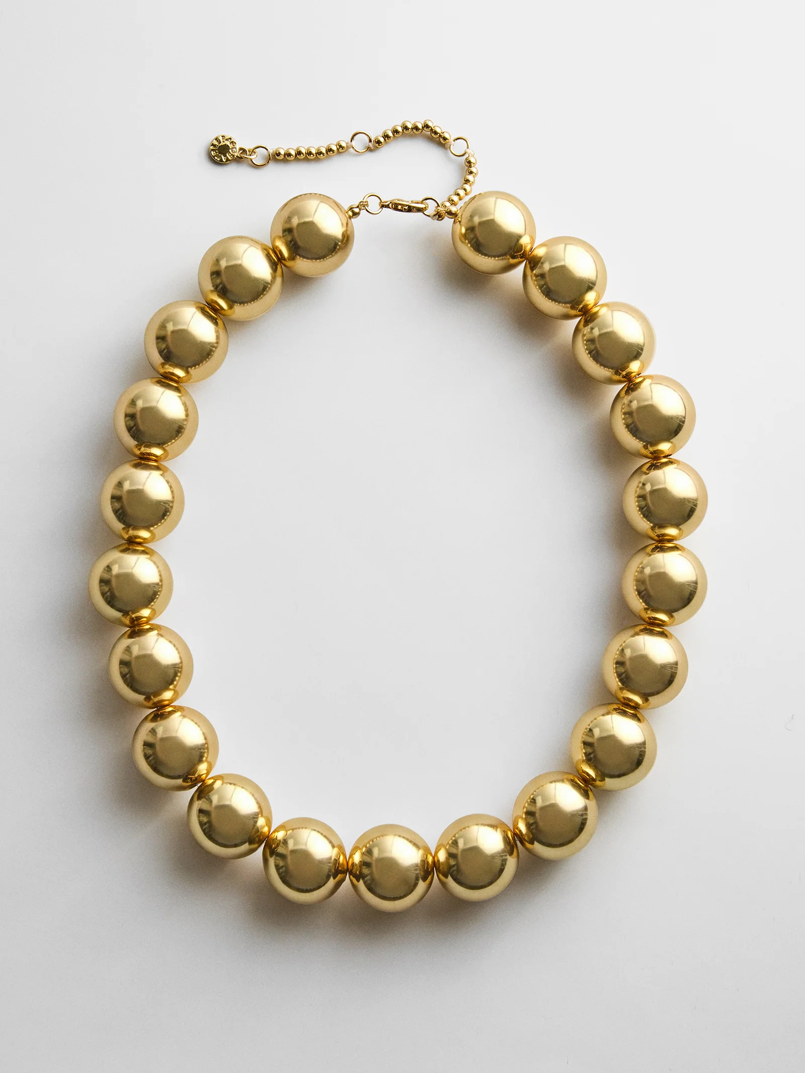 Jane Beaded Necklace - Gold Bead | BaubleBar