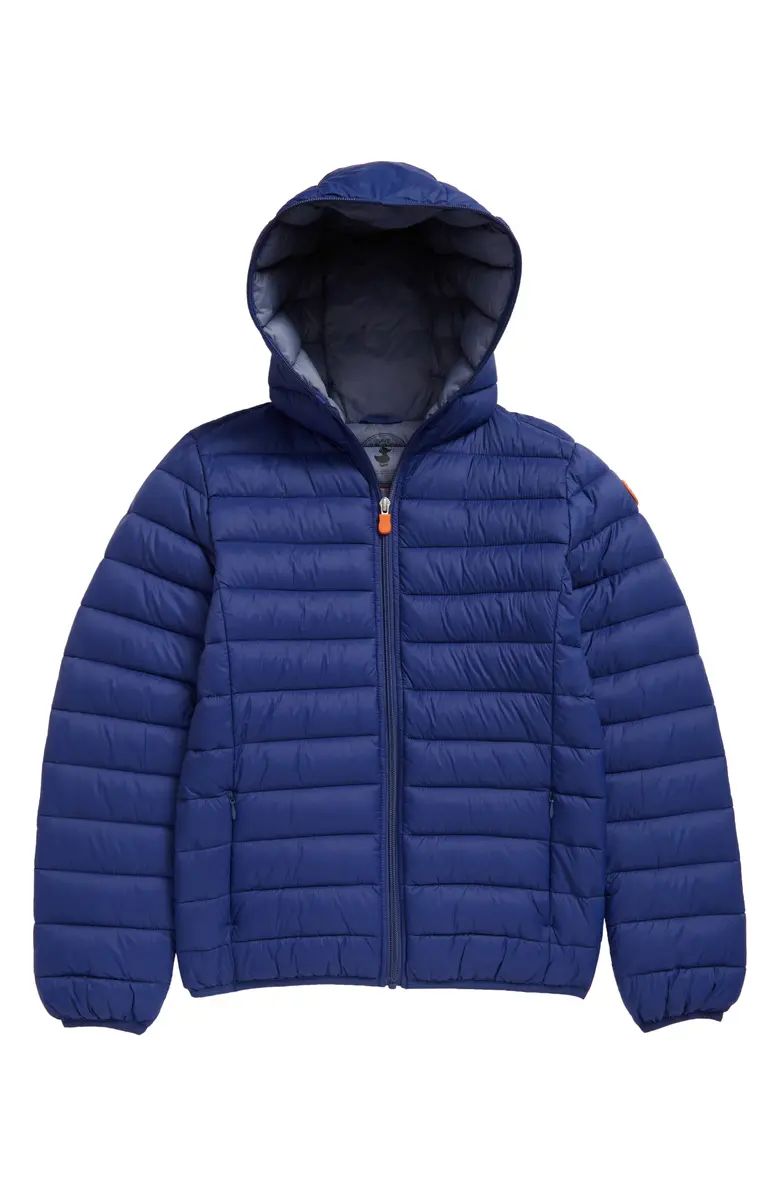 Save The Duck Kids' Hooded Water Repellent Puffer Jacket | Nordstrom | Nordstrom