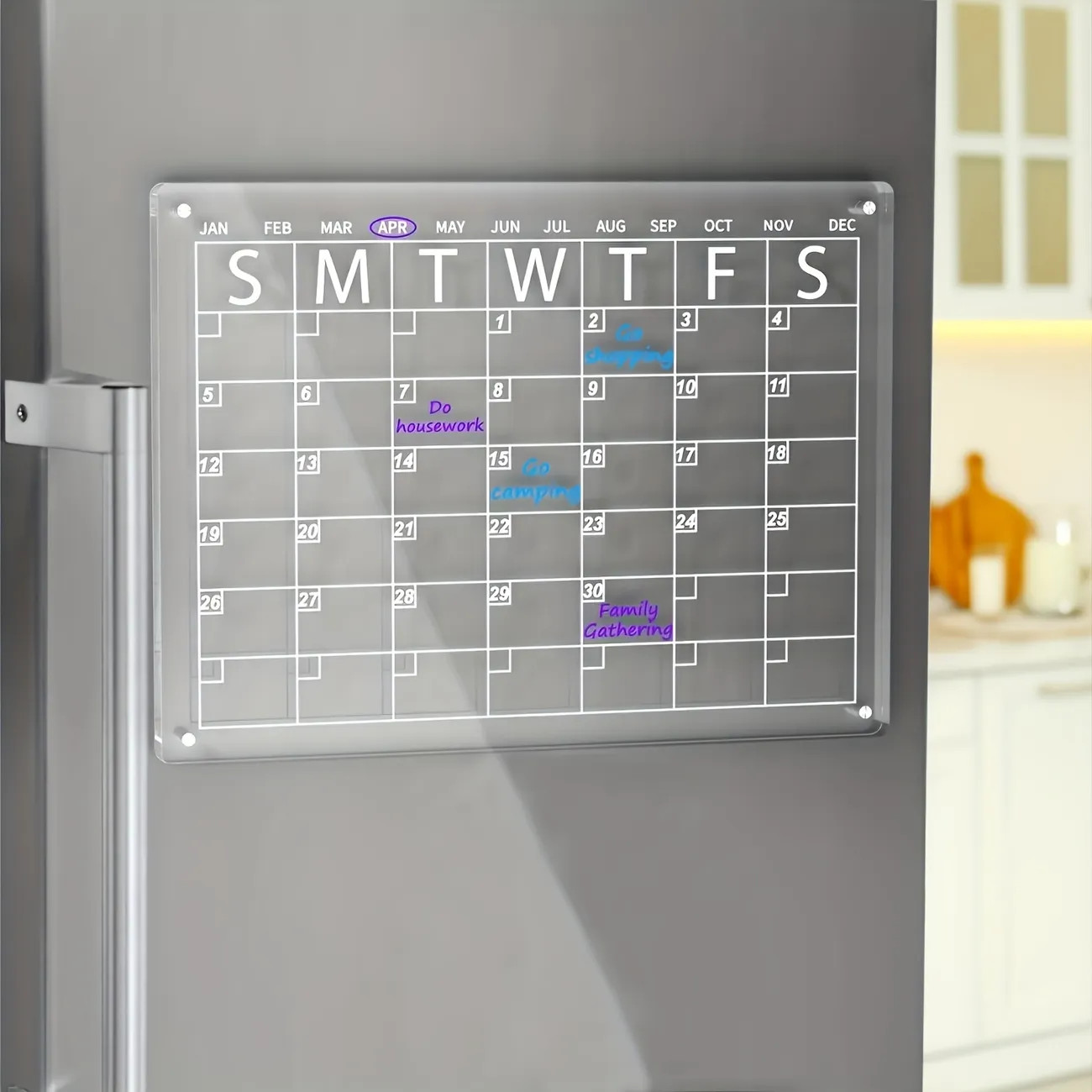Acrylic Calendar For Fridge, Clear Dry Erase Planning For Family Office, Multinational Personaliz... | Temu Affiliate Program