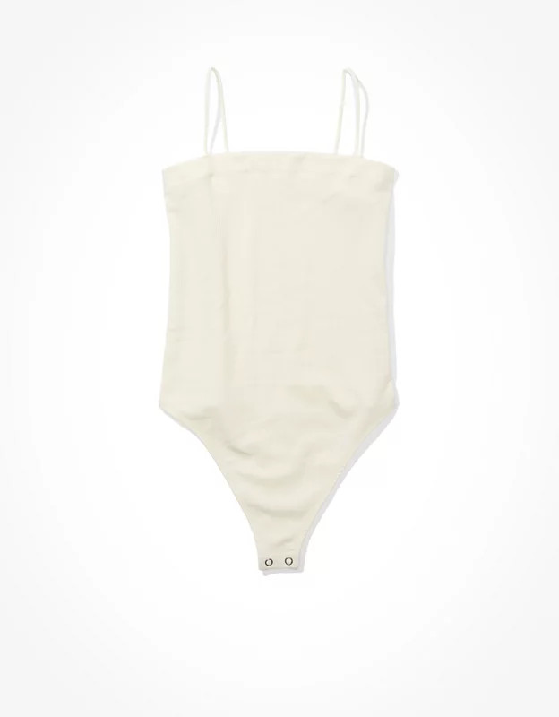 AE Bungee Square Neck Bodysuit | American Eagle Outfitters (US & CA)