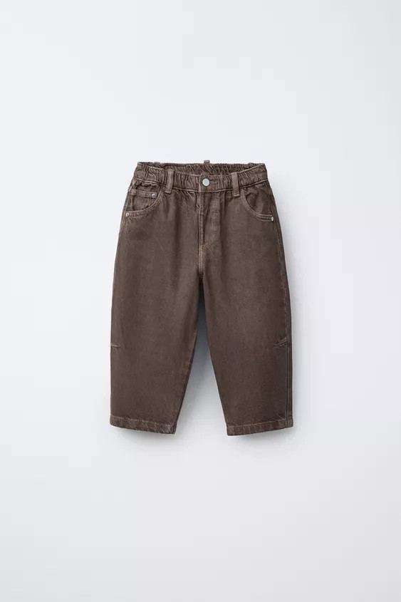 TWILL BAGGY PANTS | Zara US