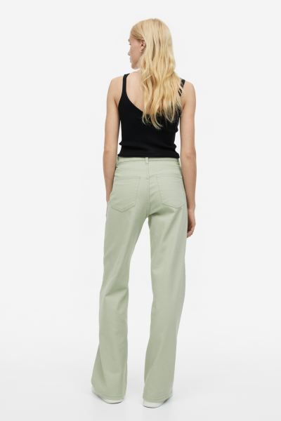 Wide-leg Twill Pants | H&M (US + CA)