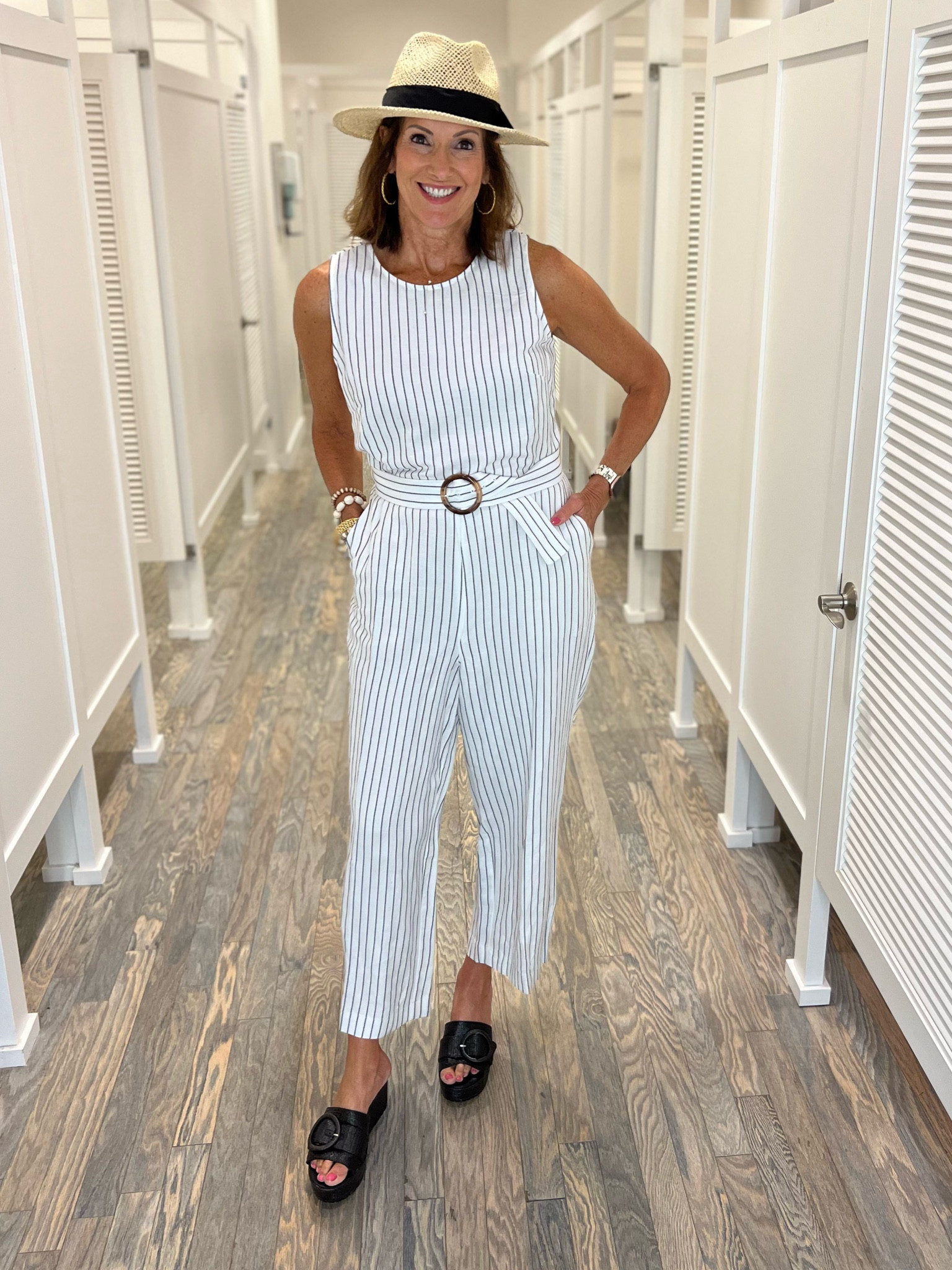 Linen Blend Jumpsuit 

Wearing size 10 could wear size 8

#LTKstyletip #LTKsalealert #LTKFind