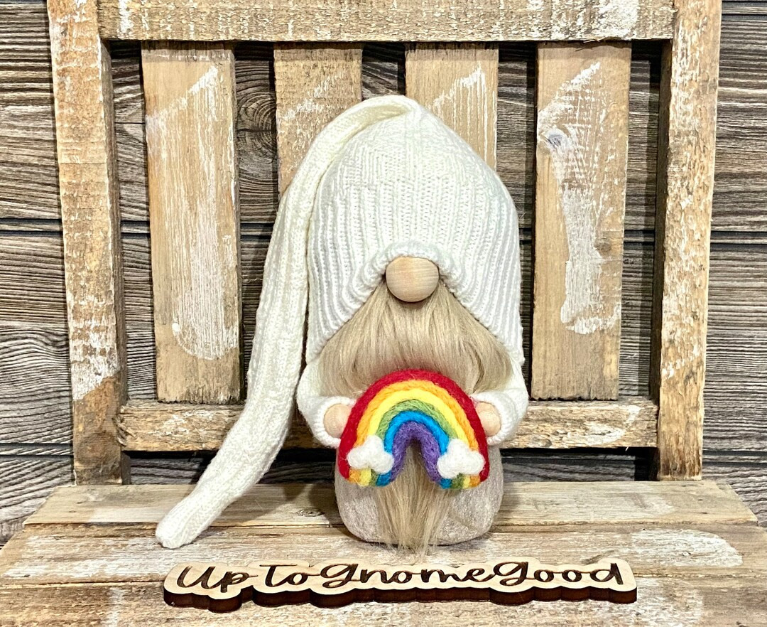 Rainbow Gnome/sweater Gnome/st Patricks Day Gnome - Etsy | Etsy (US)