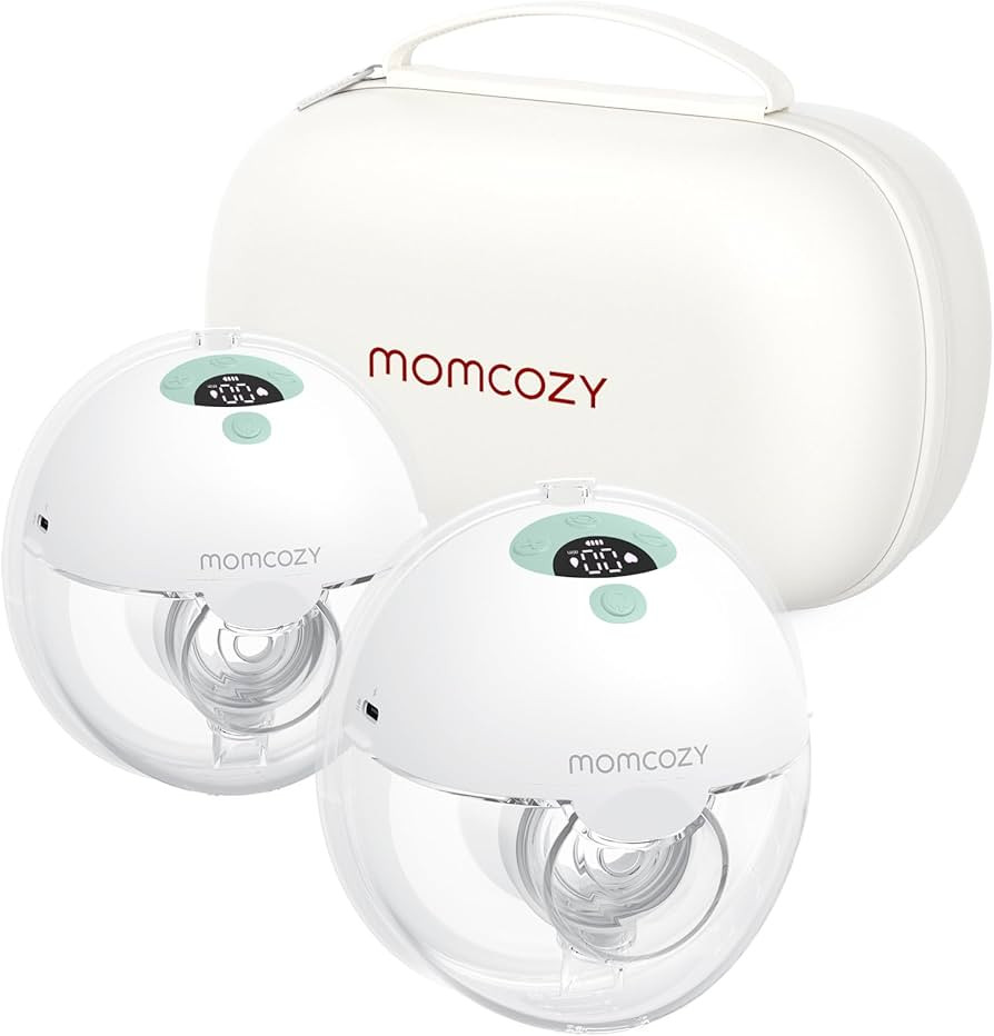 Amazon.com : Momcozy Breast Pump Hands Free M5, Wearable Breast Pump of Baby Mouth Double-Sealed ... | Amazon (US)