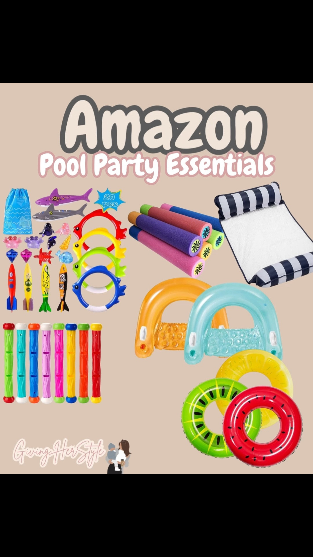 Pool party essentials from Amazon 
Amazon finds, Amazon pool floats, Amazon party finds, 4th of July, Fourth of July, pool party, pool toys, pool games, diving toys, kids pool toys, hosting, backyard party, hosting, hostess
#amazon #poolparty #4thofjuly

#LTKFamily #LTKSeasonal #LTKHome