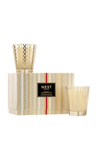 Festive Classic Candle Duo Gift Set in Holiday & Birchwood Pine | Revolve Clothing (Global)