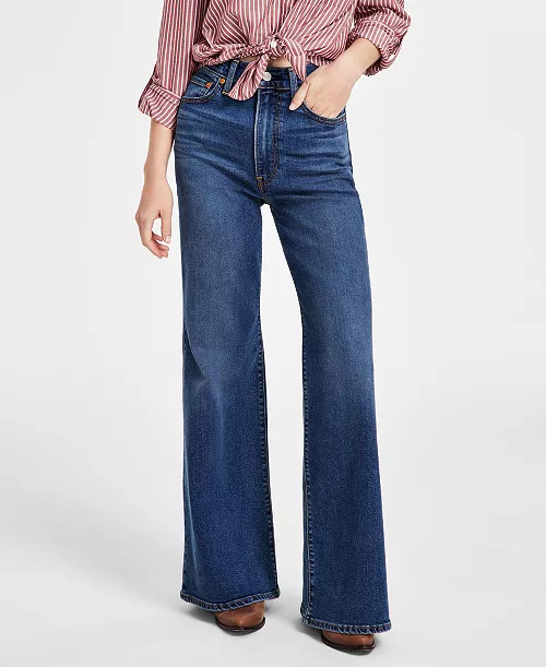 Women's Ribcage Bell High-Rise Flare-Leg Jeans | Macy's