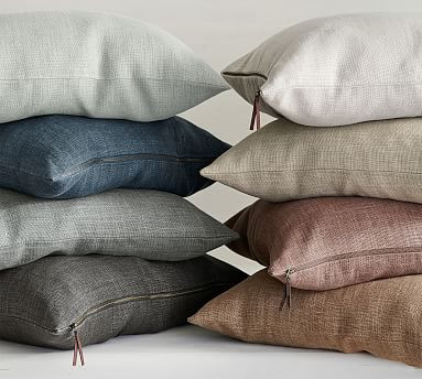 Belgian Linen Pillow Cover | Pottery Barn (US)